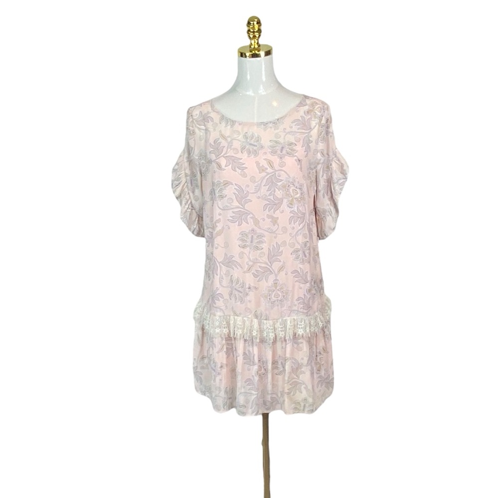 Woman’s LOFT boho flapper floral dress size S